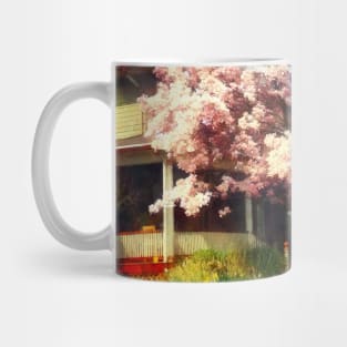 Spring - Magnolia Near Green House Mug